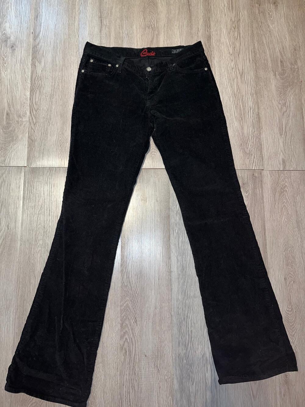 Blue Cult - Bootcut Corduroy Jeans / size 30 x 32 / black